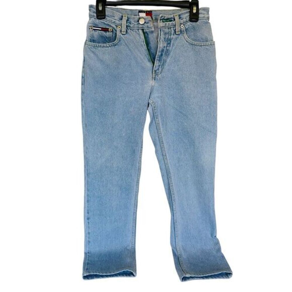 VTG Tommy Hilfiger Classic Woman's Blue Jeans Denim Wash 1/30 100% Cotton 26"